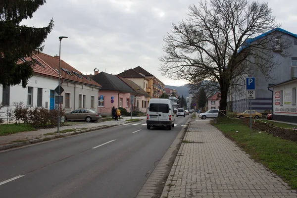 Zthe Slowakije November 2019 Straat Van Oude Binnenstad — Stockfoto