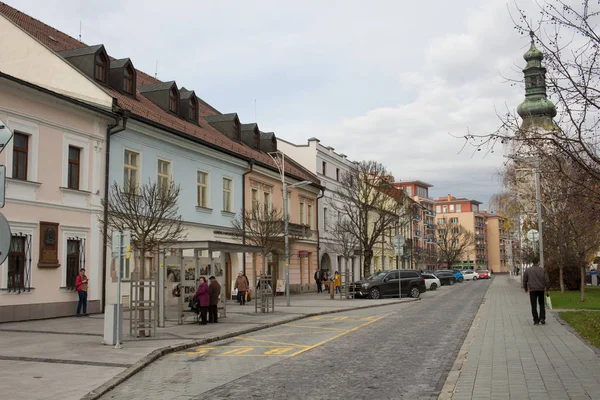 ズヴォレン スロバキア 2019年11月19日 ズヴォレン旧市街の通り — ストック写真