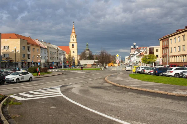 Zthe Slowakije November 2019 Straat Van Oude Binnenstad — Stockfoto