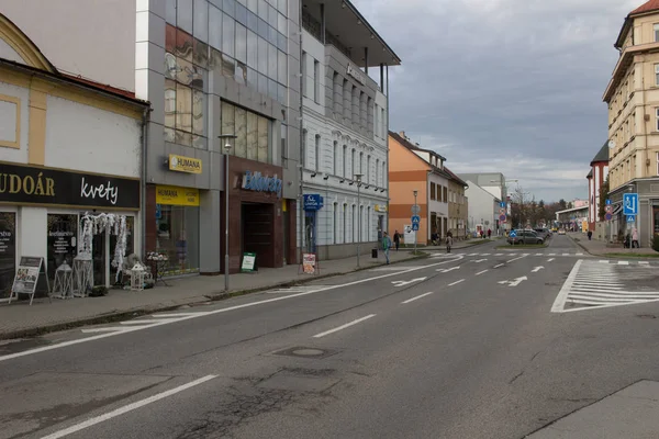 Banska Bystrica Словаччина Листопада 2019 Street Old City Banska Bystrica — стокове фото