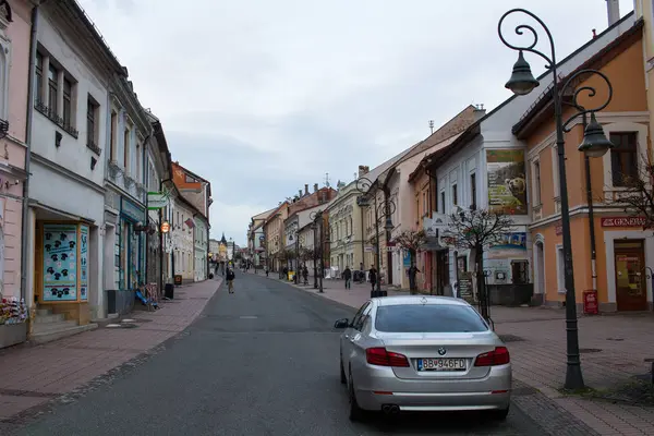 Banska Bystrica Eslováquia Novembro 2019 Dolna Street Cidade Velha Banska — Fotografia de Stock