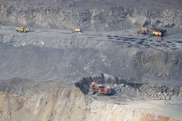 Kryvyi Rih Ucrania Febrero 2020 Minería Mina Cielo Abierto Planta — Foto de Stock