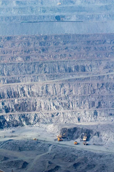 Těžba Povrchovém Dole Jugoslávské Důlní Koncentrační Provozy Kryvyi Rih — Stock fotografie