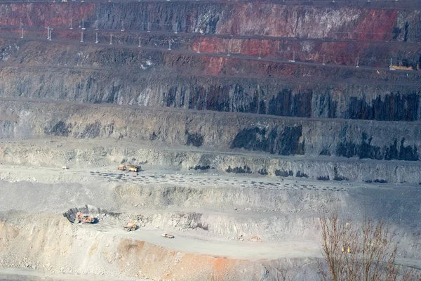 Minería Mina Cielo Abierto Planta Concentración Minera Yugok Kryvyi Rih — Foto de Stock