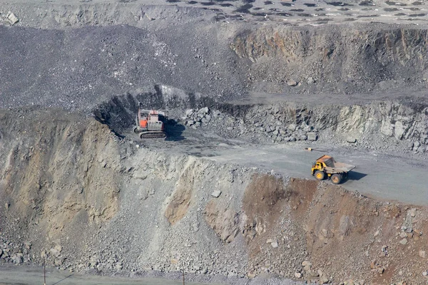 Kryvyi Rih Ucrania Febrero 2020 Minería Mina Cielo Abierto Planta — Foto de Stock