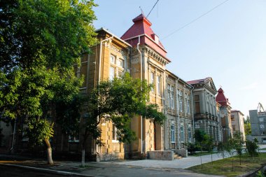 Berdyansk, Ukrayna - 19 Temmuz 2018: Berdyansk Devlet Pedagoji Üniversitesi