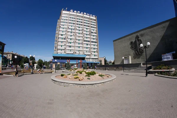 Berdyansk Ukraina Juli 2018 Hotell Berdyansk Stadens Centrum — Stockfoto