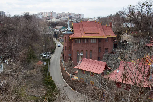 Cherkasy Ucraina Marzo 2020 Tempio Del Loto Bianco — Foto Stock