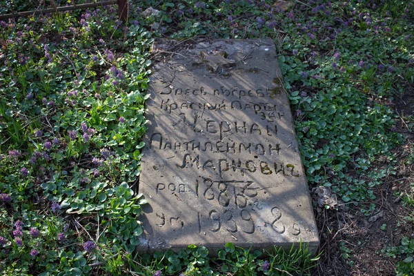 Smila Ucrânia Março 2020 Cemitério Polonês — Fotografia de Stock