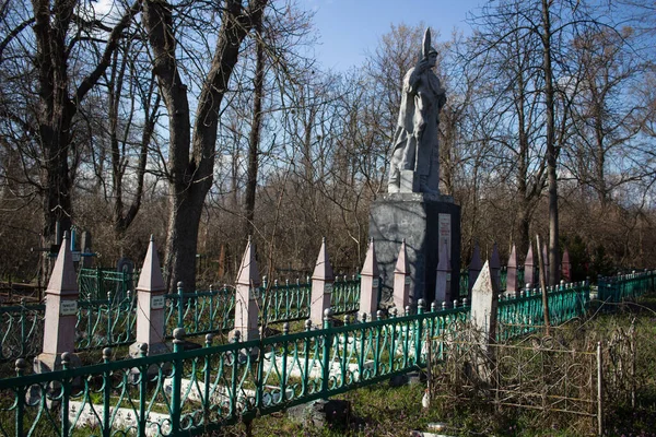 Smila Ukraine March 2020 Polish Cemetery — Stock Photo, Image