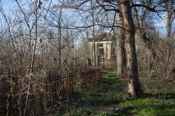 Smila Ukraine März 2020 Polnischer Friedhof — Stockfoto