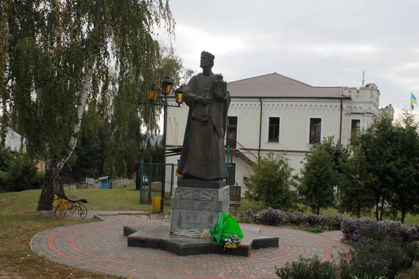 Bohuslav Kyiv Region Ucrânia Setembro 2018 Monumento Yaroslav Mudryi Bohuslav — Fotografia de Stock