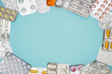 Paketleri ve metin için yer Tablet.