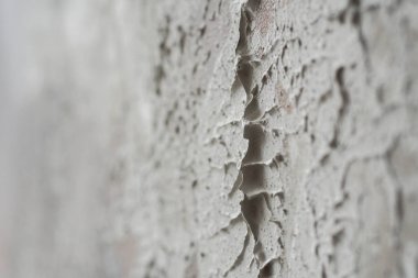 Beyaz dekoratif duvar arka plan Close-Up 