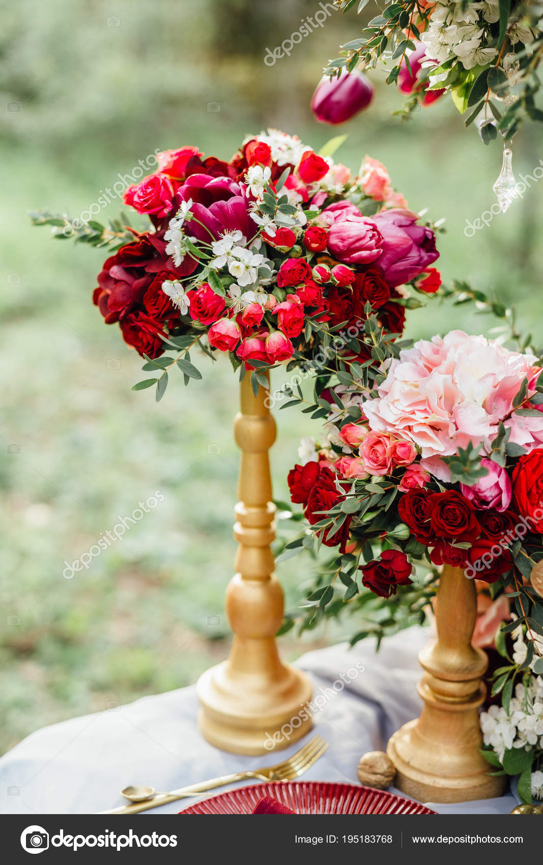 Bouquet Fleurs Printemps Pour Décoration Mariage