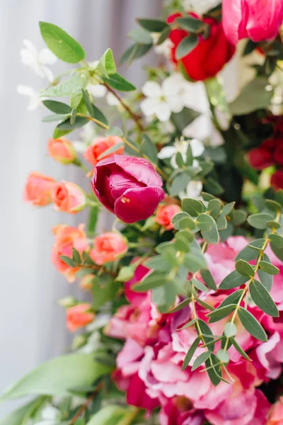 Ramo Con Flores Primavera Para Decoración Boda — Foto de Stock