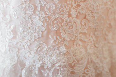 güzel düğün elbisesi ayrıntıları yakın çekim fotoğraf