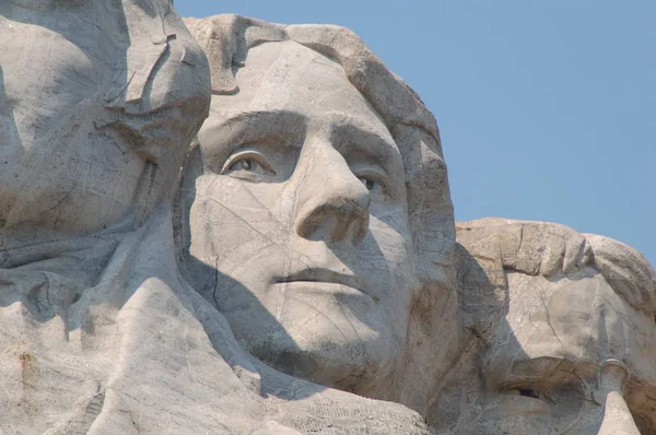 Thomas Jefferson Mount Rushmore National Memorial Dakota Del Sur — Foto de Stock