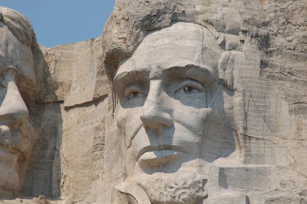 Abraham Lincoln Monumento Nacional Mount Rushmore Dakota Del Sur — Foto de Stock