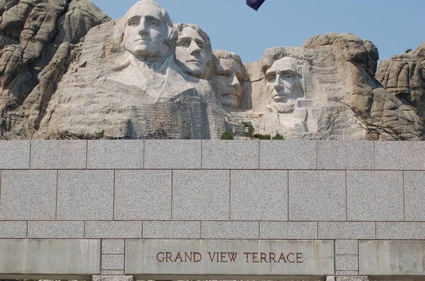 Grand View Terrace Mount Rushmore National Memorial Dakota Del Sur — Foto de Stock