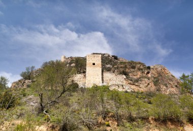 Poza de la Sal, Burgos 'un kuzeyinde Las Merindades, Castilla y Leon. Felix Rodriguez de la Fuente köyü. İspanya