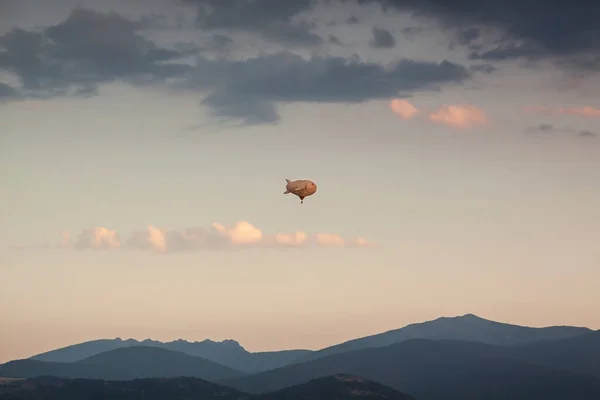 Letecký Balónový Festival Nad Městem Segovia Castilla Leon Španělsko Dobrodružství — Stock fotografie