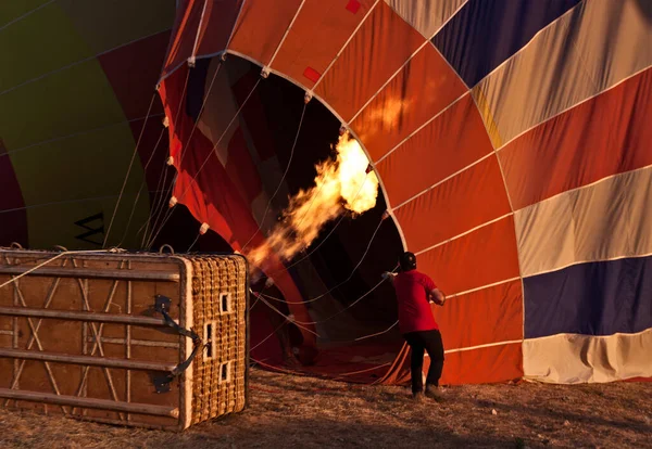 Festival Balão Aerostático Sobre Cidade Segóvia Castilla Leon Espanha Aventuras — Fotografia de Stock