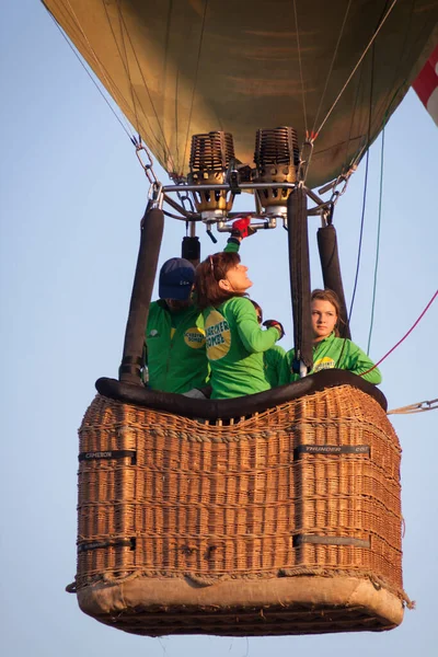 Ségovie Castille Léon Espagne Juillet 2019 Festival Montgolfières Aérostatiques Dessus — Photo