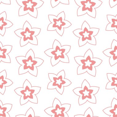 Çiçekler ile Seamless modeli. Arka plan tasarım. Vektör illustr