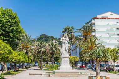 Fransa 'da Menton manzarası