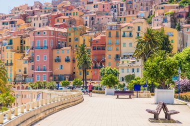 Fransa 'da Menton manzarası