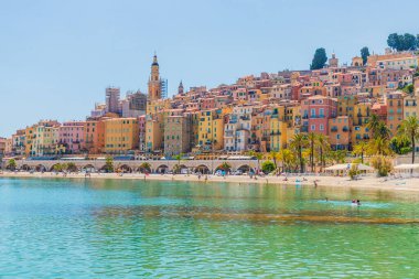 Fransa 'da Menton manzarası