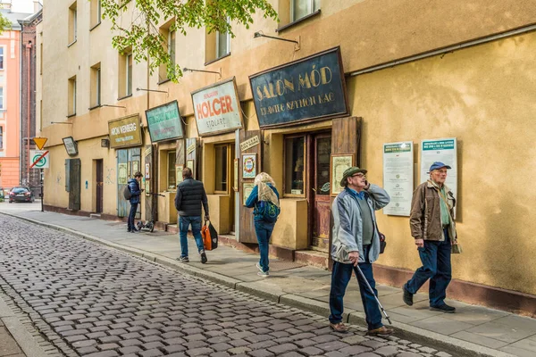 Типичный вид в Кракове в Польше — стоковое фото