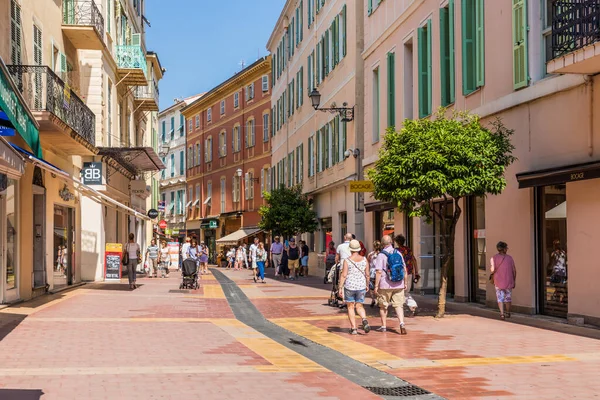 Una vista en Menton en Francia — Foto de Stock