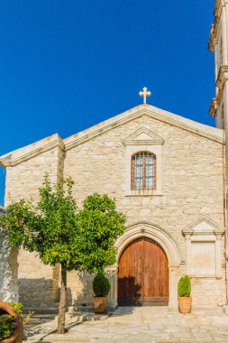 Kıbrıs 'taki Lania' da tipik bir görüş