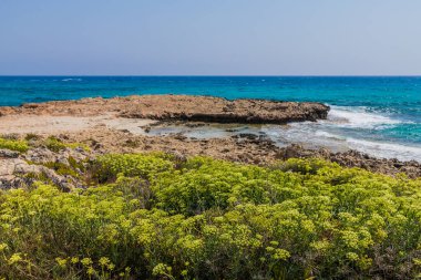 Kıbrıs 'ta Agia Napa' da tipik bir görüş