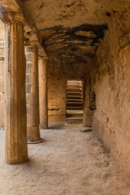 Kıbrıs 'taki Paphos' ta tipik bir görüş