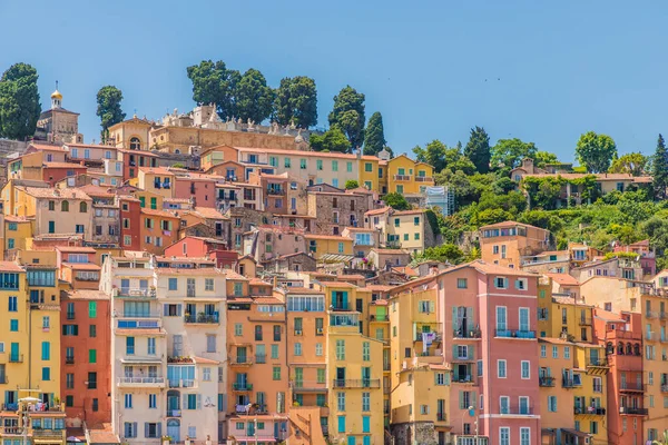 Een uitzicht in Menton in Frankrijk — Stockfoto