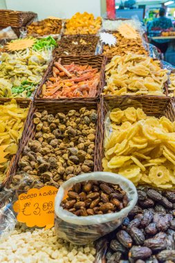 Ventimiglia İtalya 'da pazar sahnesi