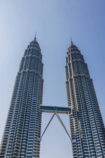 Petronas Zwillingstürme in Kuala Lumpur — Stockfoto