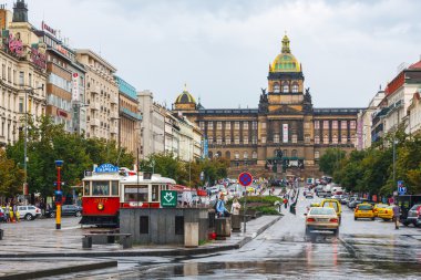 Prague, Çek Cumhuriyeti, 19 Eylül 2011: Mimarlık Tarihi Merkezi, Prag. Prag Çek Cumhuriyeti ve çok popüler bir turistik hedef başkentidir