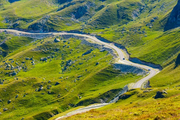 Landschap van Transalpina weg in Parang bergen, Roemenië — Stockfoto