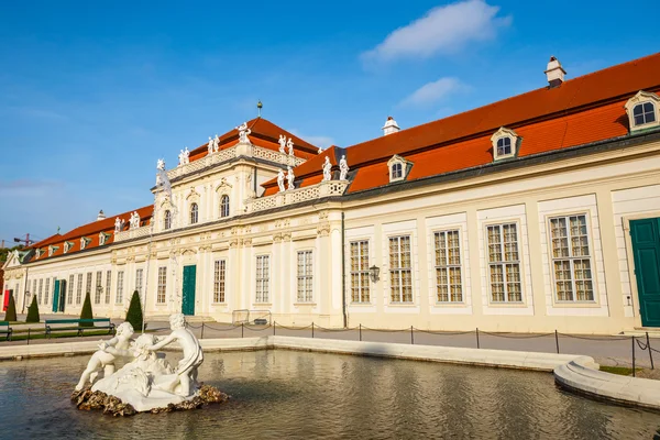 Palác Belvedere a zahrady ve Vídni — Stock fotografie