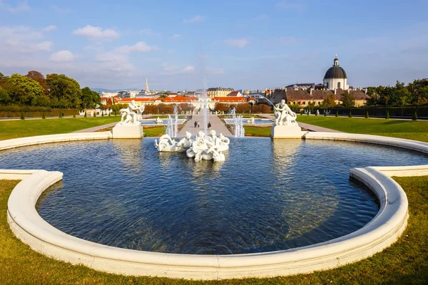 Palais et jardin du Belvédère à Vienne, Autriche — Photo