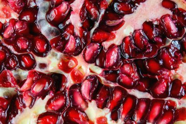 Olgun nar meyvesi yakın çekim