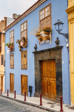 La Orotava tarihi merkezi şehrin Tenerife Adası, İspanya