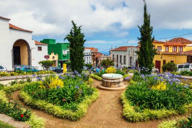 La Orotava, Tenerife, İspanya - 11 Haziran 2015: La Orotava tarihi merkezi şehrin, Tenerife Adası, İspanya