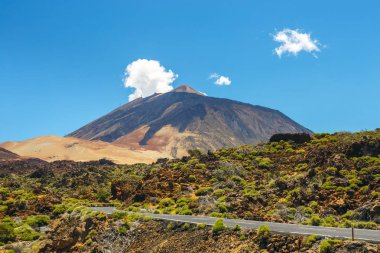 Görünümünü El Teide yanardağı Tenerife, Kanarya Adaları, İspanya 