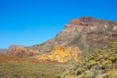Roques de Garcia ve El Teide yanardağı, Tenerife Adası, İspanya