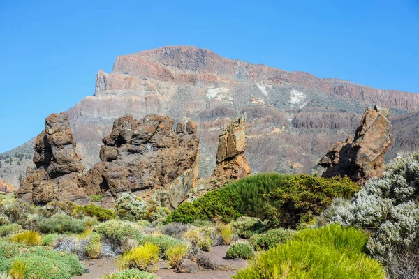 Roques de Garcia ve El Teide yanardağı, Tenerife Adası, İspanya
